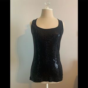 Sequin front tank
